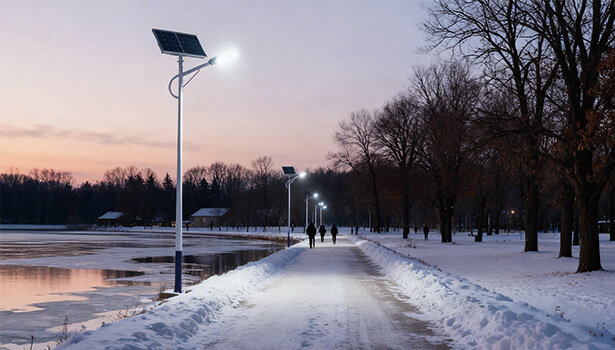Commercial solar street lights
